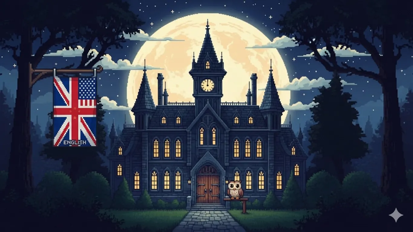 FlashBoss — the school under an English flag, where the English program is taught